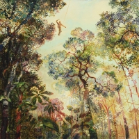 Jardin secret 120x130cm