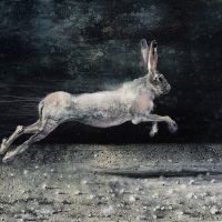 Lievre quantique 80x100cm